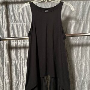 Yogalicious Black High Low Dress